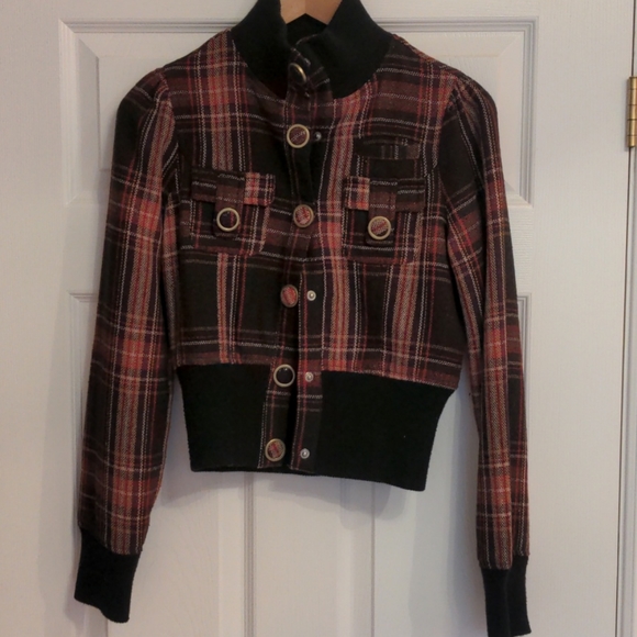 Plaid Bomber Jacket - Picture 1 of 3